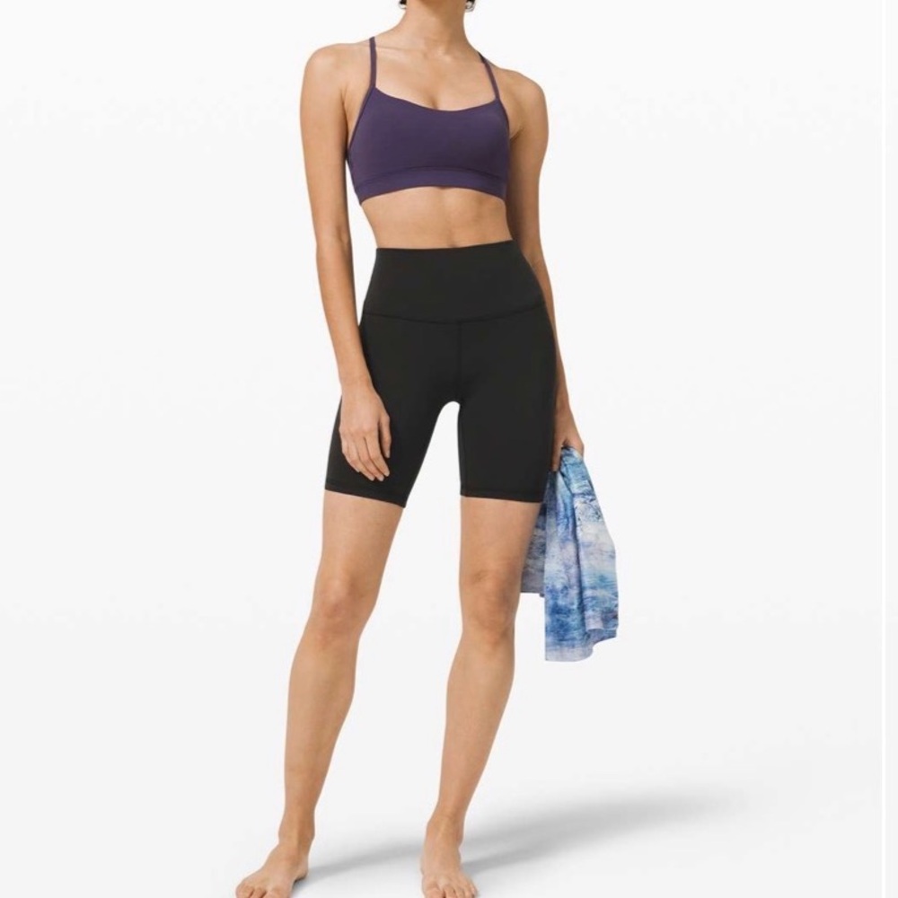🆕 LULULEMON Wunder Train High-Rise Shorts 8" Black NWT Size 4 - Picture 4 of 14